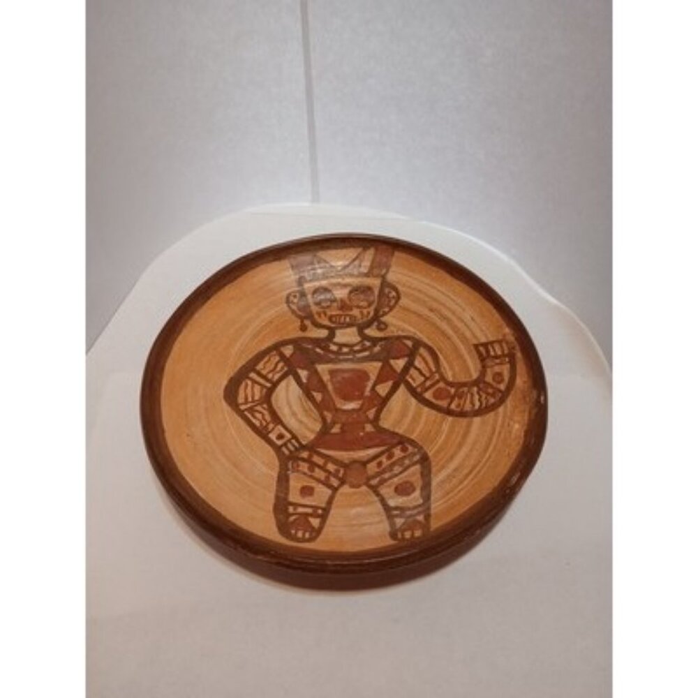 Costa Rica Guaital ceramic pottery 1982 6.25"×1"